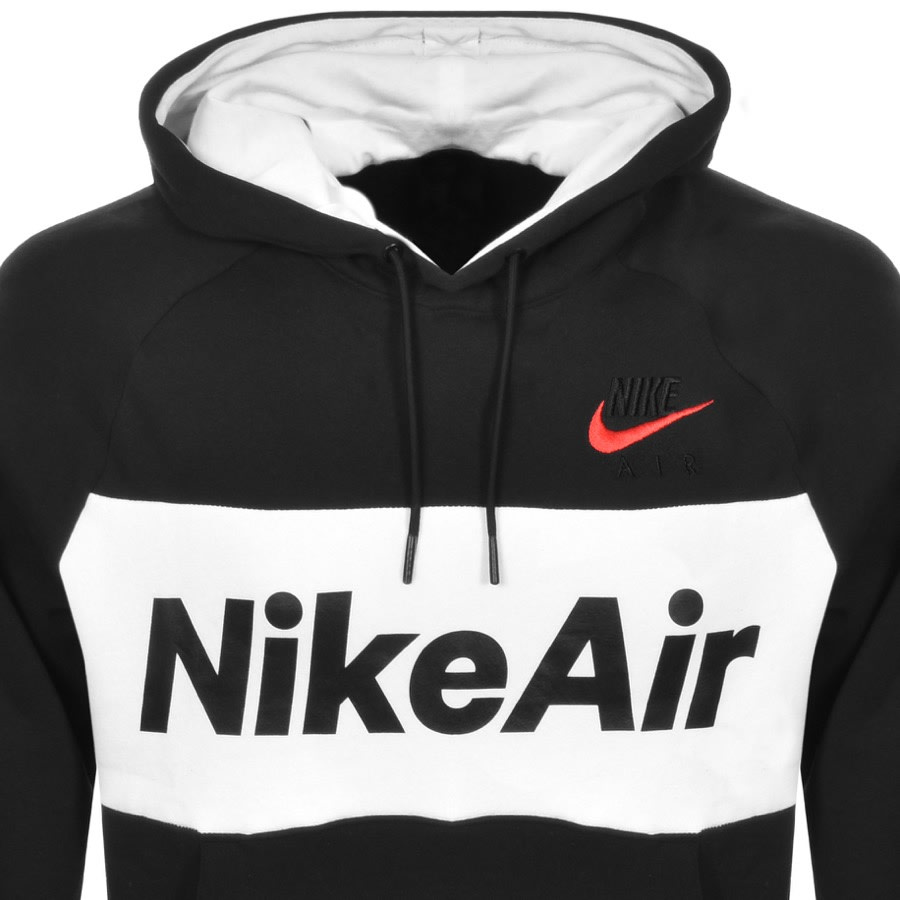 Alternative Image for ProductNike Air Logo Hoodie Black2